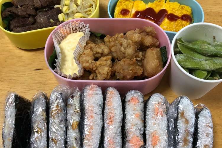 幼児 遠足のお弁当 暑い日 荷物少なく レシピ 作り方 By Yuhinamama クックパッド