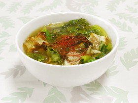 野菜とシュウマイのあんかけスープ