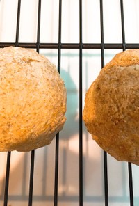 発酵なしノンオイルノンエッグのパン