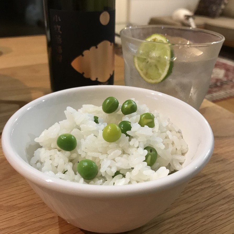 豆ごはん最大のポイントは豆を別で茹でる！の画像