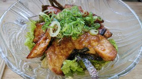 豚のしょうが焼きサラダ仕立て