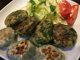 ニラ饅頭