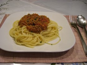 自家製ミートソース