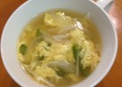 玉葱＆ピーマンの卵ふんわりコンソメスープ