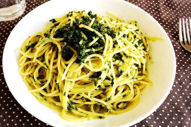 パセリ消費にも スパゲティ ヴェルデ レシピ 作り方 By メガネ4 クックパッド 簡単おいしいみんなのレシピが360万品