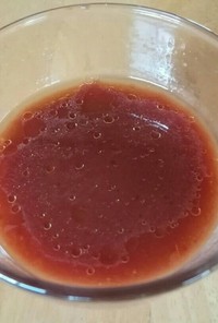 アマニ油､バルサミコ酢入りトマトジュース