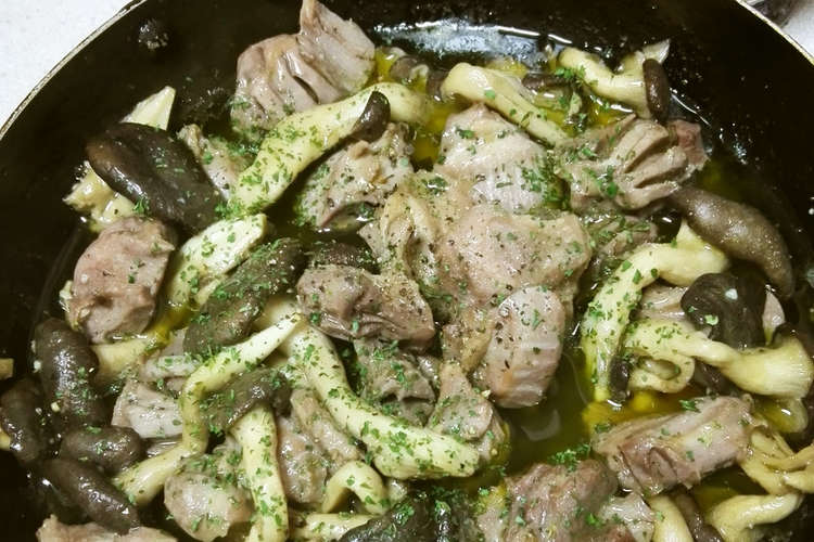 簡単 失敗無し 砂肝のアヒージョ レシピ 作り方 By 店長マリオ クックパッド 簡単おいしいみんなのレシピが349万品