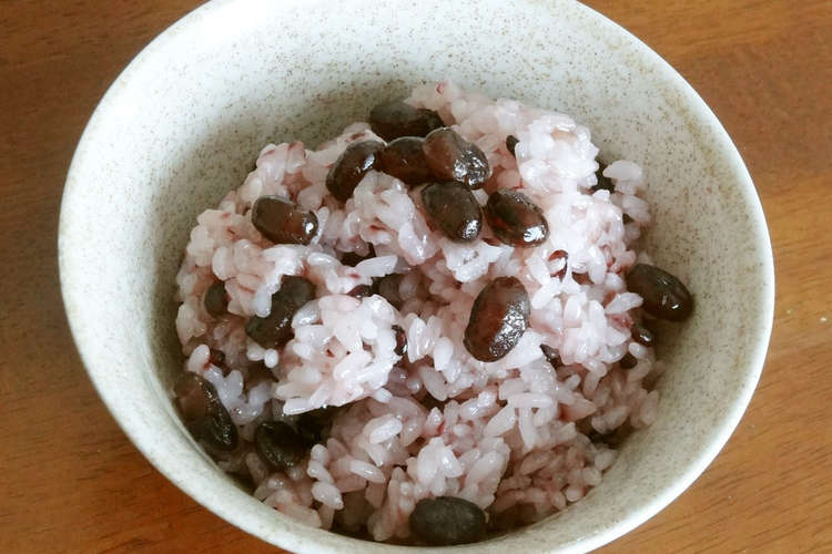 食紅なし 北海道なつかしの味 甘納豆赤飯 レシピ 作り方 By とよみき クックパッド