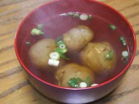 れんこんまんじゅう(お吸い物編)