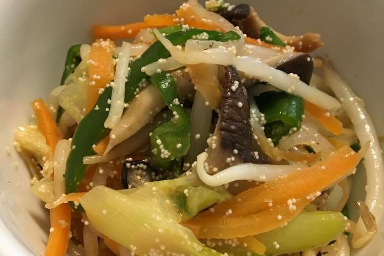 糸こんにゃくともやしのたらこ炒め レシピ 作り方 By 麻ぁ クックパッド