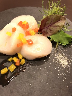 ゆず塩で☆さっぱりカルパッチョ