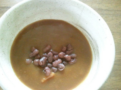 小豆と煮物のカレー風の写真