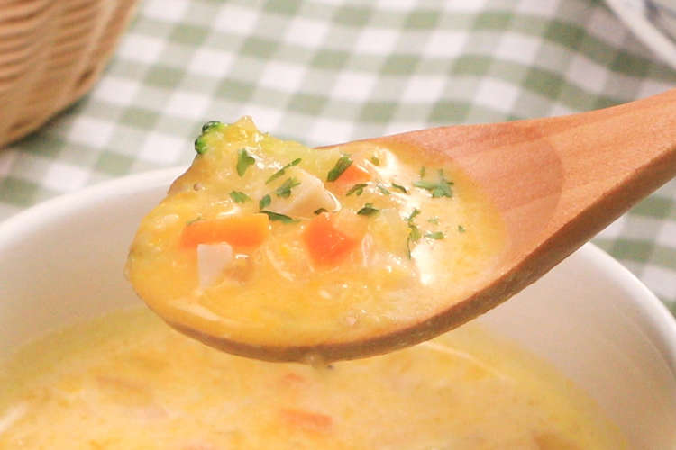 野菜たっぷり かぼちゃのポタージュスープ レシピ 作り方 By Dグルメ クックパッド 簡単おいしいみんなのレシピが360万品