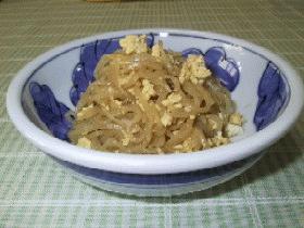 糸こんにゃくと卵のいり煮