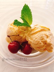 お砂糖なし!バニラアイスクリーム(動画有の写真