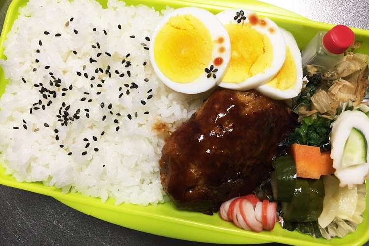 旦那弁当94 豆腐もやしハンバーグ弁当 レシピ 作り方 By のんのんノンタロス クックパッド