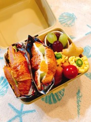 簡単*可愛い*クロワッサンサンドウィッチの写真
