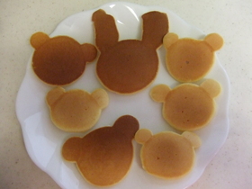 子供が喜ぶ♪くまちゃんホットケーキ