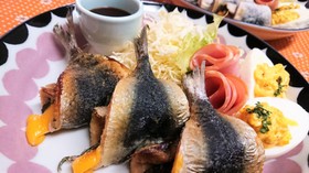 オーブンで!大葉とチーズのイワシロール
