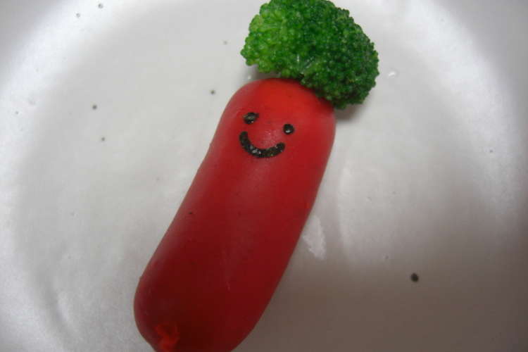 ウインナーで人参ちゃん キャラ弁おかず レシピ 作り方 By Komegu クックパッド 簡単おいしいみんなのレシピが365万品