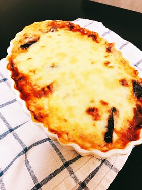 ハヤシライスリメイク→ポテトナスグラタン