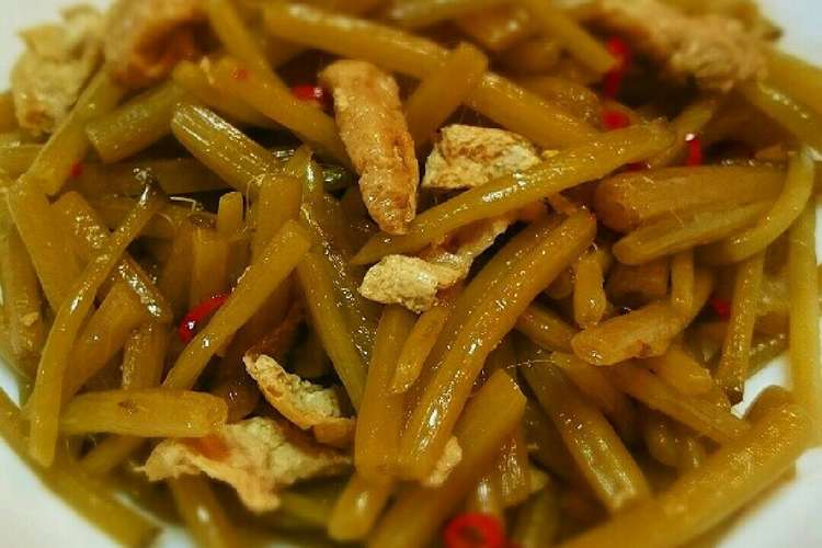 フキと油揚げの炒め物 レシピ 作り方 By みのすけgo クックパッド 簡単おいしいみんなのレシピが364万品