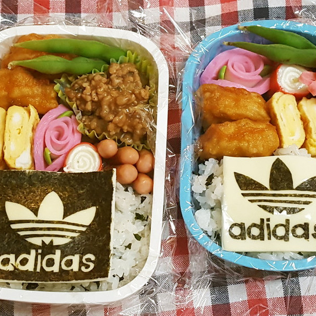 キャラ弁 アディダス弁当 レシピ 作り方 By あさのじ クックパッド