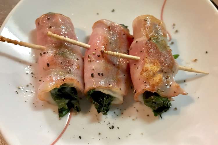大葉とチーズのベーコン巻き レシピ 作り方 By Secoクッキング クックパッド 簡単おいしいみんなのレシピが360万品