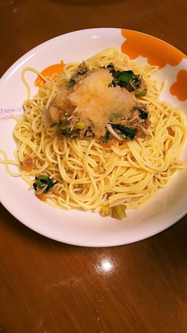シラスと大根のさっぱり和風パスタ
