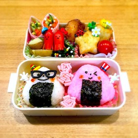 運動会キャラ弁簡単おにぎり可愛いお弁当!