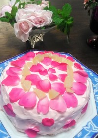 おからのローズケーキ　❤薔薇のかほり❤