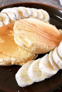 米粉と本みりん⁈ふわふわスフレパンケーキ