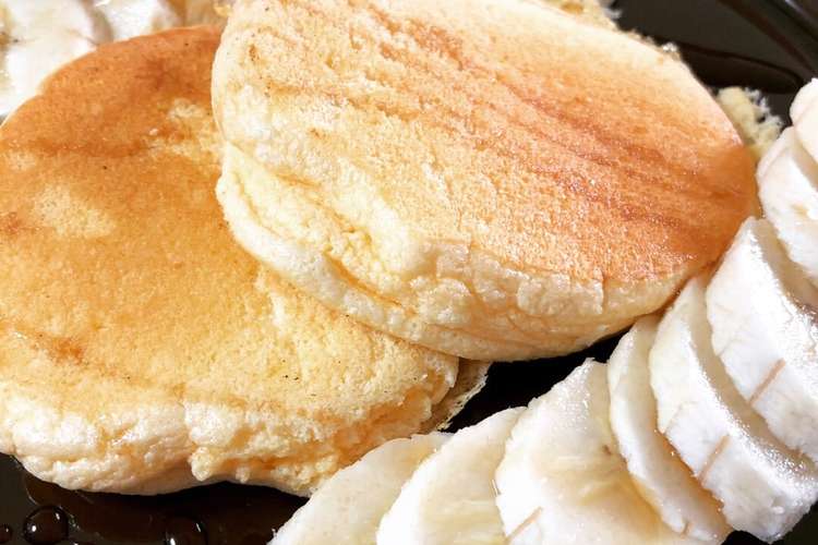 米粉と本みりん ふわふわスフレパンケーキ レシピ 作り方 By 和みの食卓 流山市 クックパッド 簡単おいしいみんなのレシピが355万品