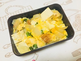豆腐の親子丼