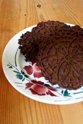 100円ミックス粉でチョコ ピッツェル