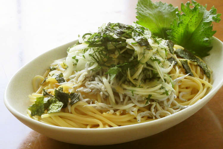 釜揚げしらすと青じそと海苔の和風パスタ レシピ 作り方 By ﾋﾟｰさんのﾟｰﾟﾟ クックパッド 簡単おいしいみんなのレシピが352万品
