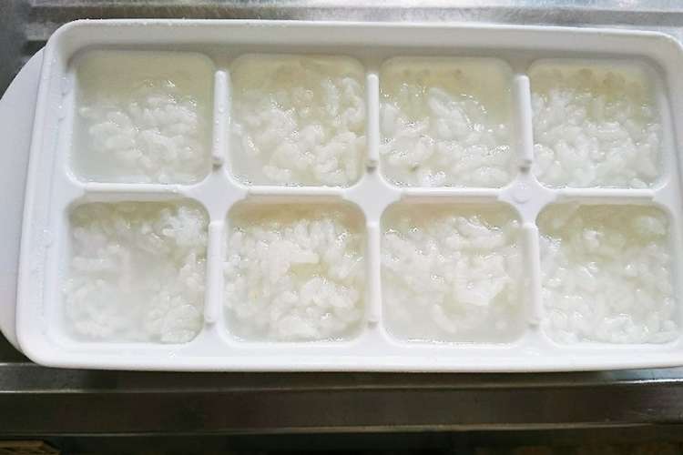 離乳食初期 中期 炊飯器で７倍粥 レシピ 作り方 By Acky Nagie クックパッド 簡単おいしいみんなのレシピが359万品