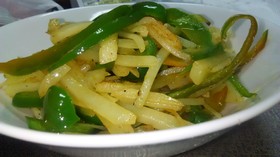 じゃがいものカレーきんぴら