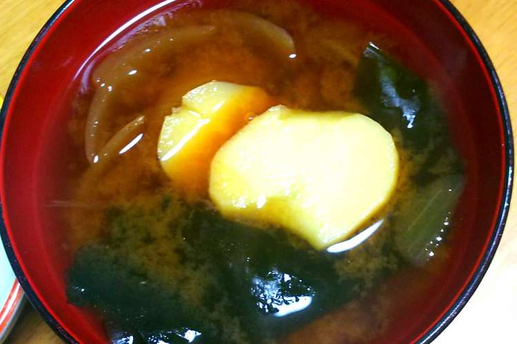 じゃがいもの味噌汁 レシピ 作り方 By コウちゃん 愛犬 クックパッド