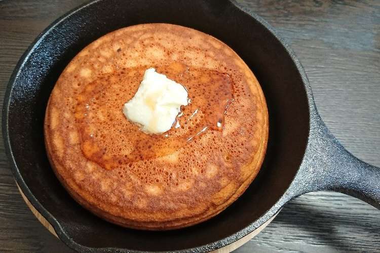 スキレットでフワフワホットケーキ レシピ 作り方 By ふくちゃま クックパッド 簡単おいしいみんなのレシピが365万品