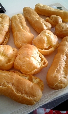 バレンタイン簡単シュークリーム❤エクレア