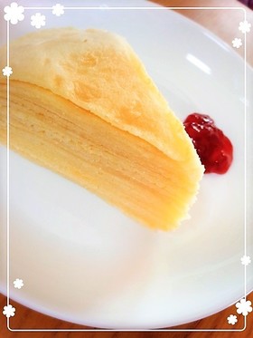 HKMで簡単ミルクレープ♪