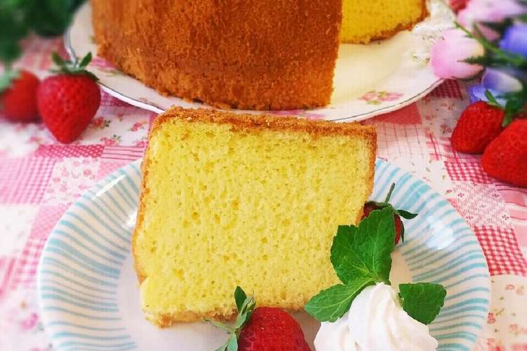 生クリームのリッチシフォンケーキ レシピ 作り方 By Maron クックパッド