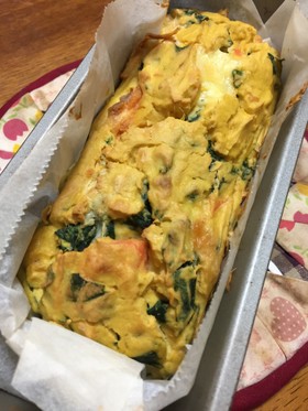 小麦粉不使用★おからパウダーのケークサレ