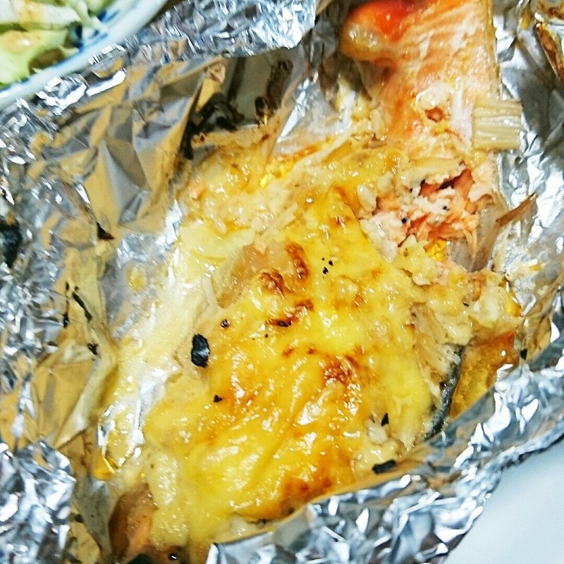 サーモンホイルパックのレシピ