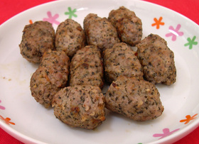 自家製イタリアンソーセージのさっぱり焼き