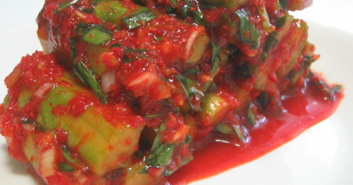 韓国の漬物 オイキムチ レシピ 作り方 By すんよるちゃん クックパッド 簡単おいしいみんなのレシピが357万品