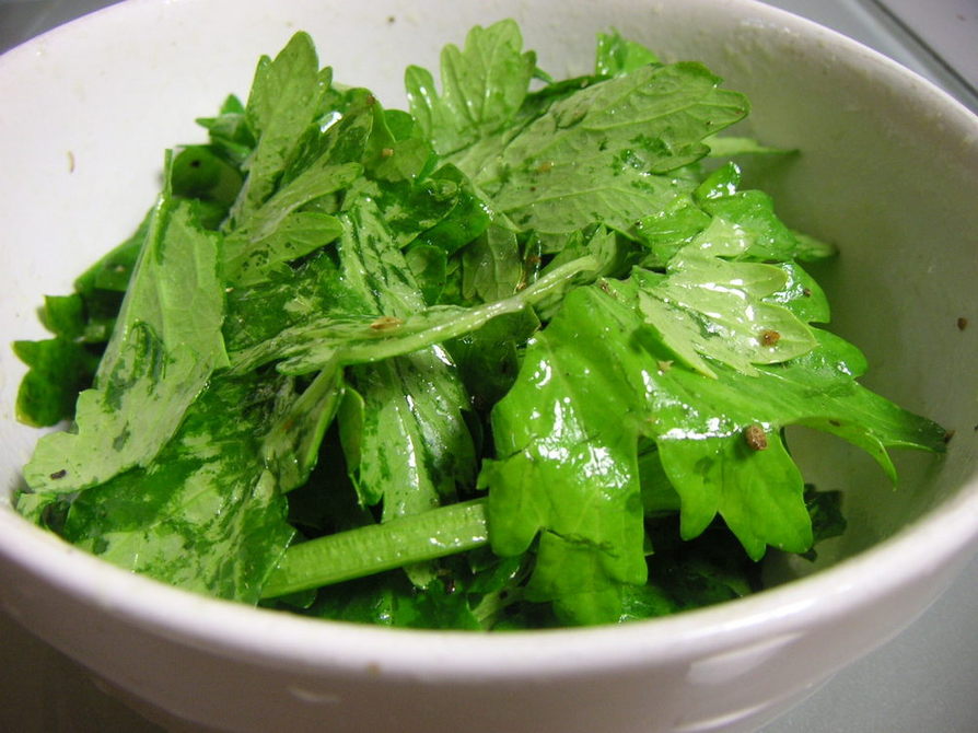 簡単！くせになる！セロリのグリーンサラダの画像