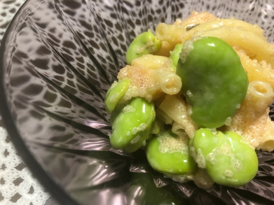 空豆の明太柚子マヨサラダの画像