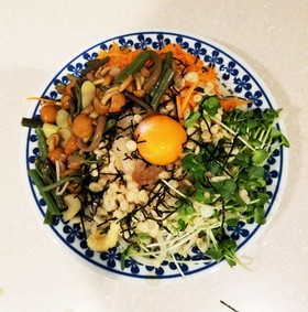 ぶっかけ讃岐うどん 野菜多め 簡単